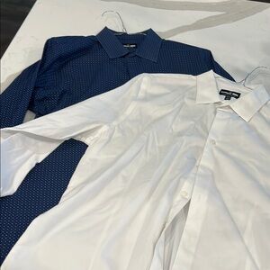 Men's White and Blue Shirts